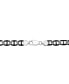 Men's Mariner Link 22" Chain Necklace (10mm) in Black Ruthenium-plated Sterling Silver