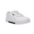 Фото #2 товара Puma Carina Leather Lace Up Toddler Boys White Sneakers Casual Shoes 373604-11