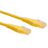 ROLINE UTP Patch Cord Cat.6 - yellow 5m - 5 m - Cat6 - U/UTP (UTP) - RJ-45 - RJ-45