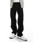 Фото #1 товара Jack & Jones loose fit workwear chino trouser in black