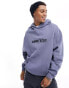 Фото #2 товара ASOS DESIGN oversized hoodie in grey with front sport print