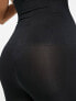Fashionkilla glam highwaist shaping shorts in black