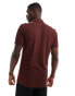 Фото #2 товара Hollister polo shirt in burgundy