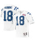 Фото #4 товара Men's Peyton Manning White Indianapolis Colts 2006 Super Bowl XLI Authentic Retired Player Jersey