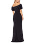 Фото #2 товара Off-The-Shoulder Ruffled-Sleeve Gown