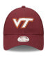 ფოტო #2 პროდუქტის Women's Maroon Virginia Tech Hokies 9FORTY Logo Spark Trucker Snapback Hat