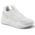 Фото #2 товара Puma RsX Geek Lace Up Mens White Sneakers Casual Shoes 39117406