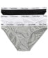 ფოტო #1 პროდუქტის Women's Carousel Cotton 3-Pack Bikini Underwear QD3588