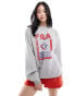 Фото #1 товара Daisy Street relaxed sweatshirt in grey