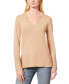 ფოტო #1 პროდუქტის Women's V-Neck Wide-Hem Wide-Cuff Sweater