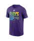 Фото #3 товара Men's Purple Tampa Bay Rays Local Home Town T-Shirt