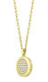 Luxury gold-plated jewelry set Medallion 1570149 (necklace, earrings)