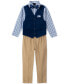 Фото #3 товара Костюм Nautica Little Boys Twill Vest Set