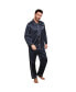 Фото #1 товара Men's 22 Momme Unique Silk Pajamas Set For Men