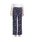 Фото #2 товара Women's Petite Print Flannel Pajama Pants