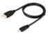 Фото #1 товара HP Micro USB to USB Adapter - Micro-USB B - USB A - USB 2.0 - Male/Female - Black