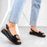 Фото #2 товара Comfortable leather sandals on the Artiker W HBH74A platform, black