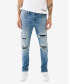Фото #1 товара Men's Matt Ultra Skinny Moto Jeans