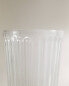 Borosilicate tumbler with lines