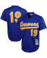 Men's Robin Yount Royal Milwaukee Brewers Cooperstown Mesh Batting Practice Jersey 2XL - фото #1