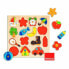 Фото #4 товара DISET Wooden Little Silhouettes Goula 15 Pieces Puzzle