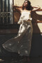 Фото #1 товара Юбка миди с ажурной вышивкой ZARA