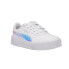 Puma Carina Holo Toddler Girls Multi, White Sneakers Casual Shoes 383742-01