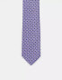 ASOS DESIGN tie with ditsy floral in purple