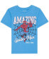 ფოტო #3 პროდუქტის Toddler and Little Boys Spiderman Short Sleeve T-shirt and Shorts, 2 Pc Set