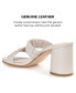 ფოტო #8 პროდუქტის Women's Vidda Ruched Slip On Sandals