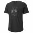 Men’s Short Sleeve T-Shirt Puma Performance Logo Black Men