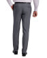 Фото #3 товара J.M. Men's Subtle Grid Slim Fit Flat Front Suit Pant