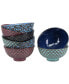 Set of Eight Ooh La La Arabella Bowls, 10 oz