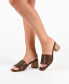 Фото #9 товара Women's Kellee Woven Block Heel Sandals
