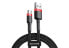 Фото #3 товара Baseus Cafule - 2 m - USB A - Micro-USB A - Black - Red