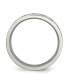 Фото #3 товара Stainless Steel Brushed Engraved Trinity Symbol 6mm Band Ring