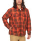 Фото #1 товара Men's Ridgefield Plaid Fleece-Lined Flannel Shirt Jacket