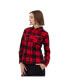 ფოტო #3 პროდუქტის Women's Comyna Flannel Shirt