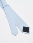 ASOS DESIGN tie with texture in light blue