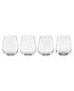 Mingle Stemless Wine Glasses, Set of 4