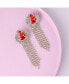 ფოტო #2 პროდუქტის Women's Bling Drop Earrings