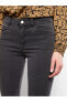 Фото #3 товара Normal Bel Skinny Fit Cep Detaylı Kadın Rodeo Jean Pantolon