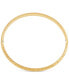 ფოტო #4 პროდუქტის Textured Bangle Bracelet in 10k Gold, White Gold and Rose Gold