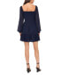 Women's Smocked Ruffle Hem Long Sleeve Dress