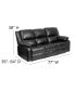 Фото #7 товара Bustle Back Leathersoft Sofa With Two Built-In Recliners