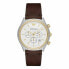 Фото #2 товара мужские наручные часы с коричневым кожаным ремешком Armani AR11033 ( 44 mm)