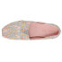 Фото #4 товара TOMS Alpargata Graphic Slip On Womens Grey Flats Casual 10016042T