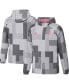 Фото #1 товара Men's Gray Juventus Graphic Raglan Full-Zip Windbreaker Jacket