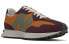 New Balance NB 327 复古休闲 低帮 跑步鞋 男女同款 橙红色 / Кроссовки New Balance NB 327 MS327LY1