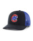 Men's Navy Chicago Cubs Secondary Trucker Snapback Hat